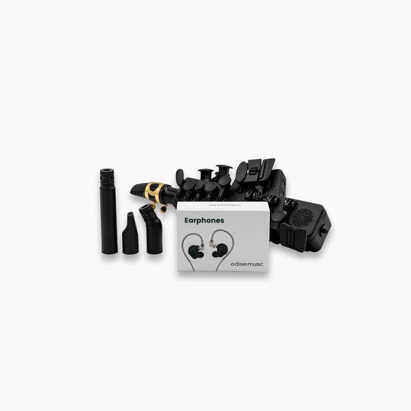 Travel Sax 2 Music Bundle, Accessory Pack + Earphones – Odisei Music