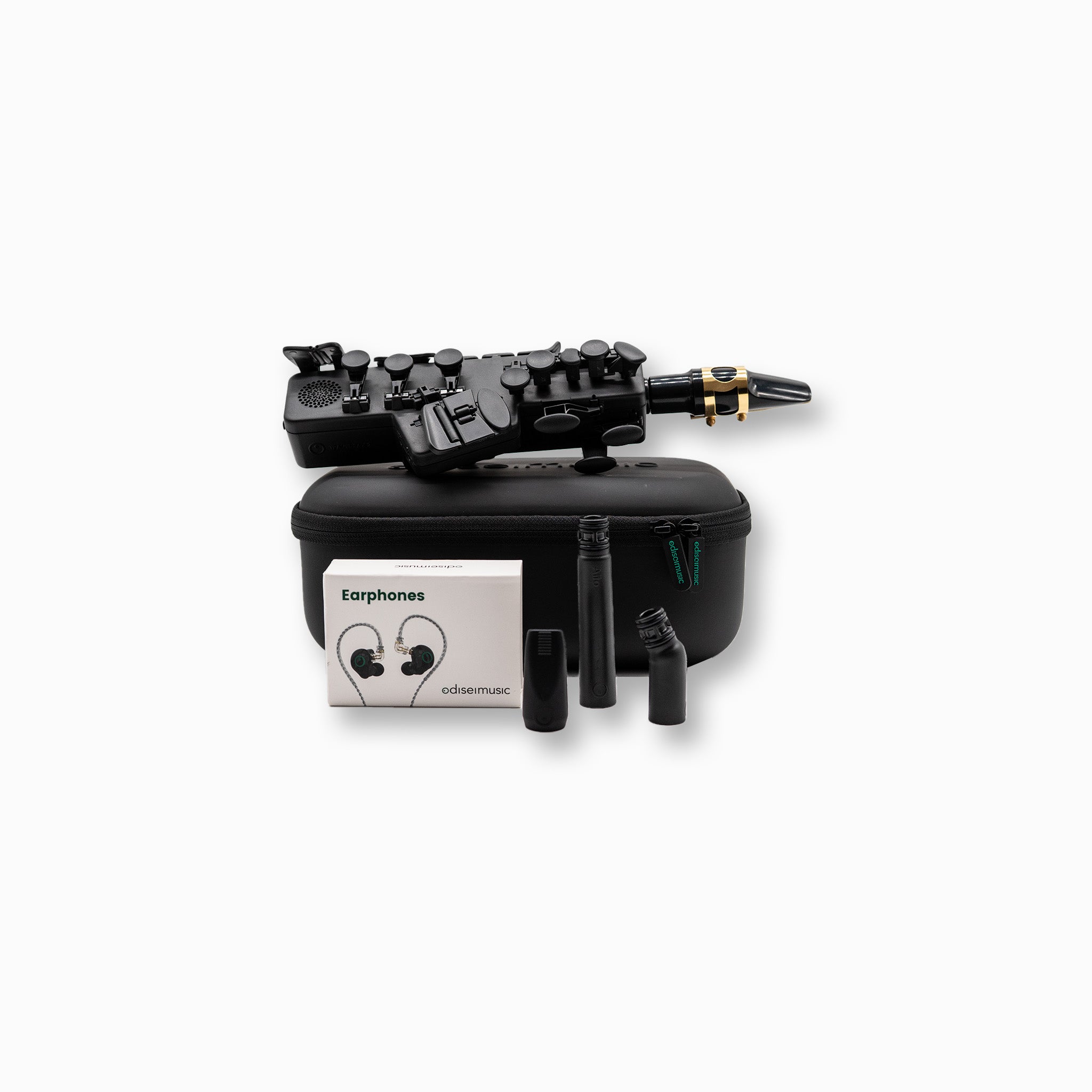 Financial Intelligence CDセット Travel Sax 2 Music Bundle, Accessory Pack + Earphones – Odisei Music