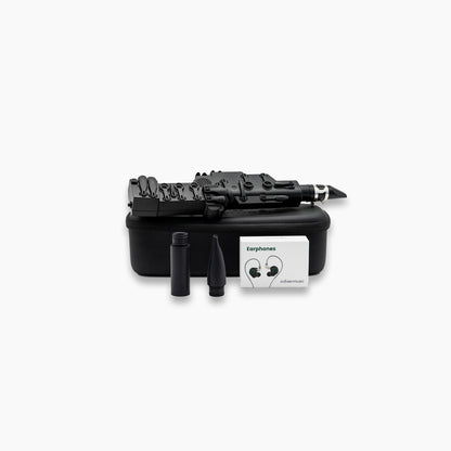 Music Bundle (Travel Clarinet con pack de accesorios y auriculares)