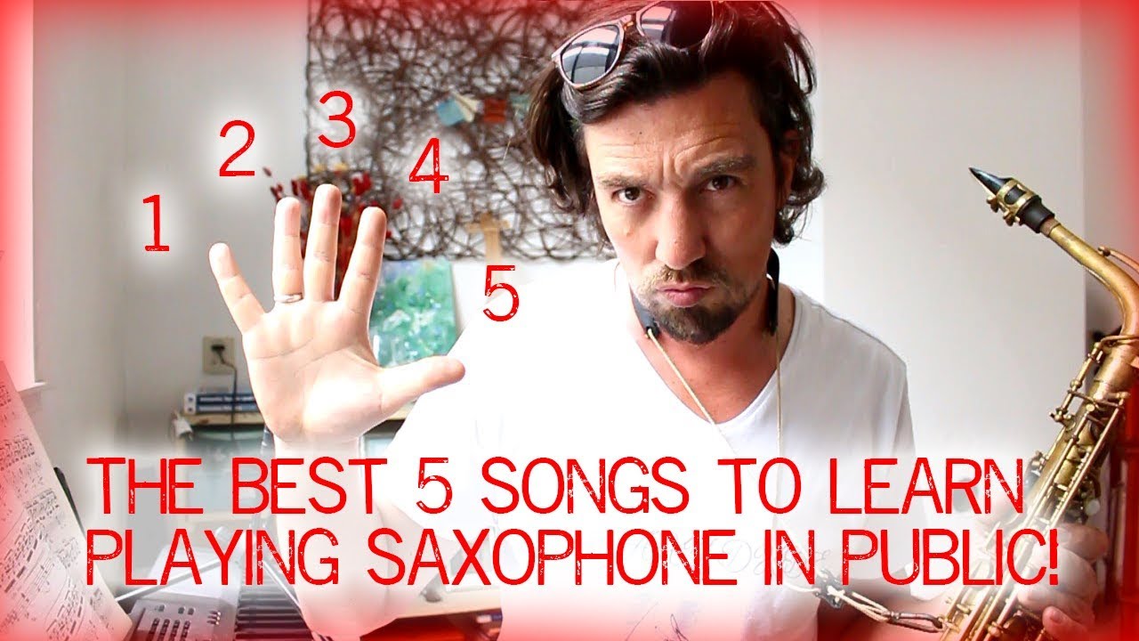 The best 5 songs to learn playing saxophone in public! (Saxophone lesson)