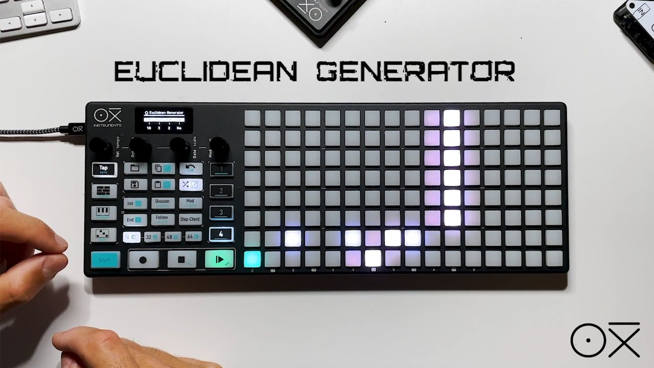 OXI One Showcase #11 - Euclidean Generator & Multitrack sequencer