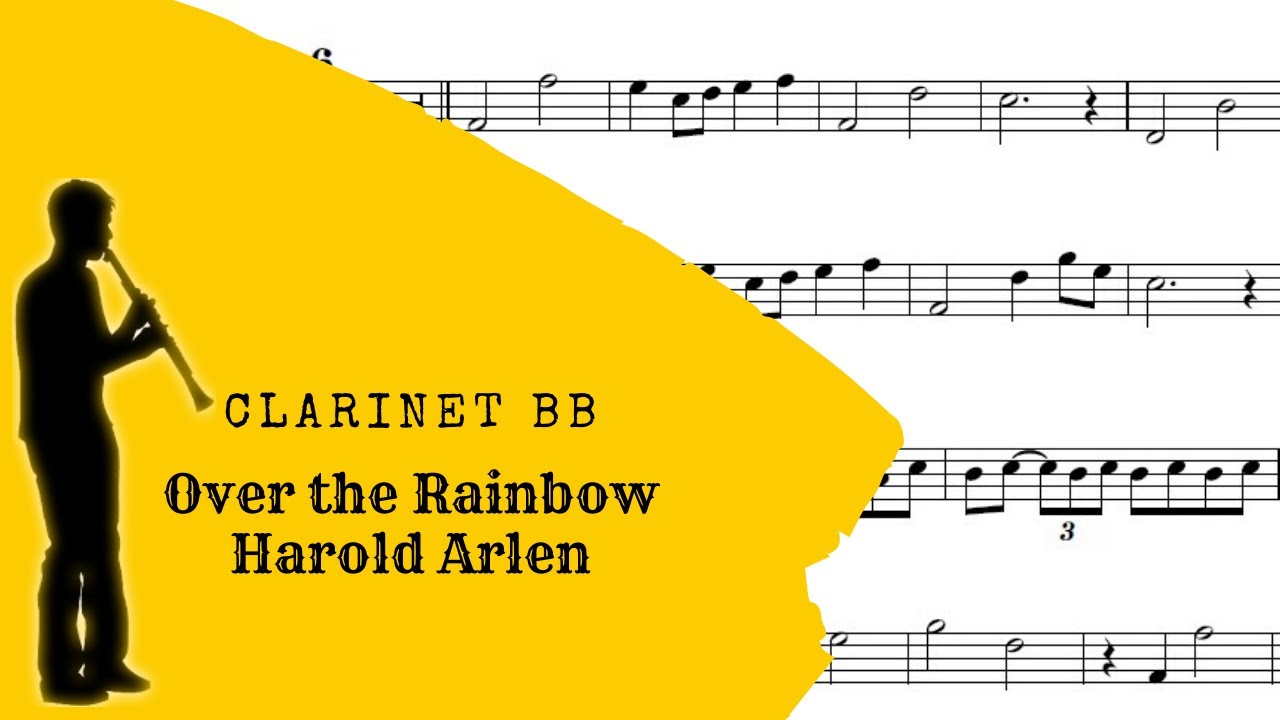 Over The Rainbow  - Sheet Music - Clarinete